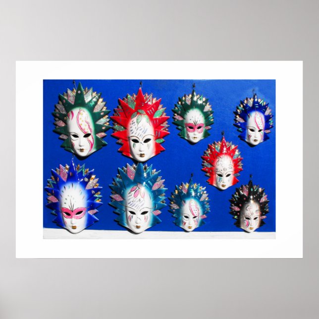 Affiche Masques de visage (Devant)