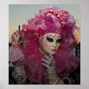 Affiche Masques du Carnaval de Venise