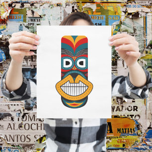 Affiche Masques tribaux ethniques