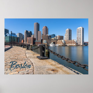 Affiche Massachusetts de Boston