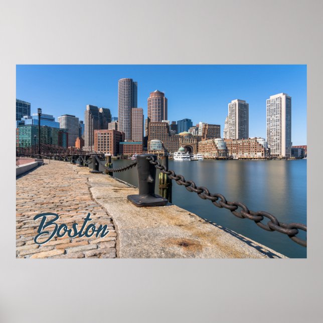 Affiche Massachusetts de Boston (Devant)