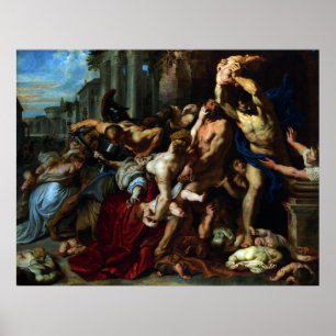Affiche Massacre des Innocents par Peter Paul Rubens