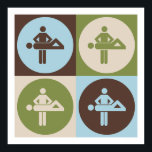 Affiche Massage Pop Art<br><div class="desc">Massage Pop Art. Obtenez ce design amusant avec votre passe-temps,  votre occupation ou votre obsession sur de grands t-shirts,  autocollants et bien plus encore. Ils font aussi de grands cadeaux !</div>