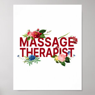 Affiche Massage Thérapie Massage