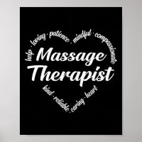Massage Thérapiste Mot de coeur Nuage