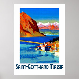 Affiche Massif de Saint Gotthard, France