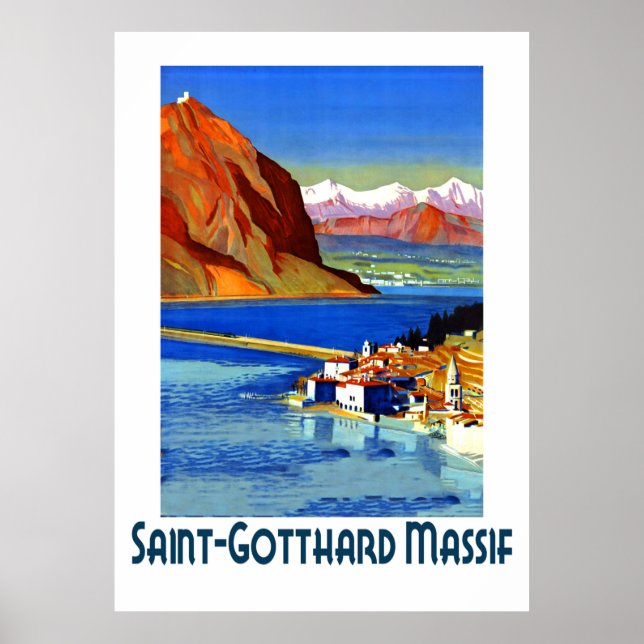 Affiche Massif du Saint-Gothard, France (Devant)