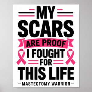 Affiche Mastectomie Funny Cancer du Sein 1