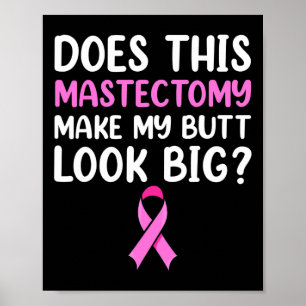 Affiche Mastectomie Survivante Vêtements de récupération