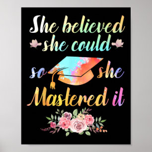 Affiche Master Art Pour Hommes Femmes Diplôme Universitair