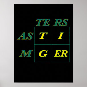 Affiche Masters de Tiger Goat Woods