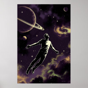 Affiche mat Flying For Photons
