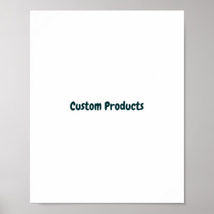 Affiche mat simple de promotion de marque