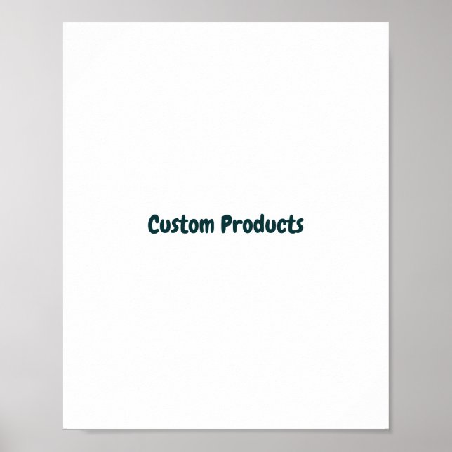 Affiche mat simple de promotion de marque (Devant)
