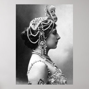 Affiche Mata Hari : "Belle Femme, Espion Dangereux"