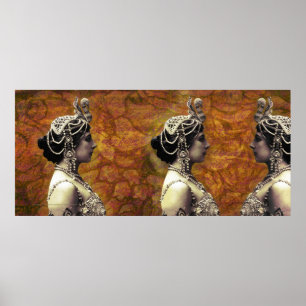 Affiche Mata Hari : "Belle femme, espionne dangereuse "