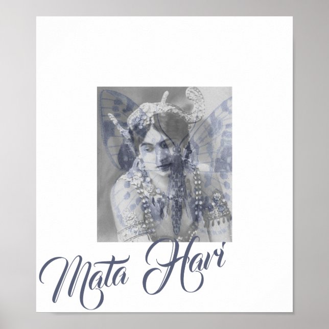 Affiche Mata Hari - Margaretha Geertruida - butterfly (Devant)