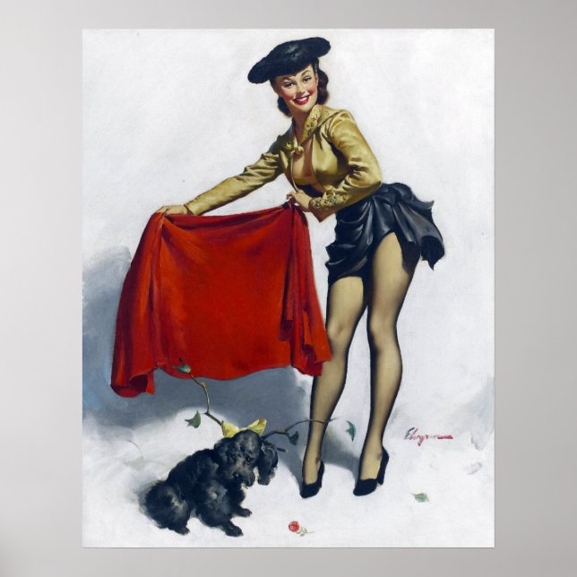 Affiche Matador Pin Up (Devant)