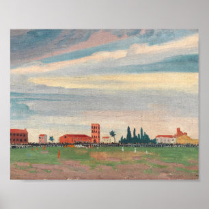 Affiche Match de football à Collioure   James Dickson Inne