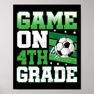 Affiche Match de football en 4e année Ck à l'école Mignon 