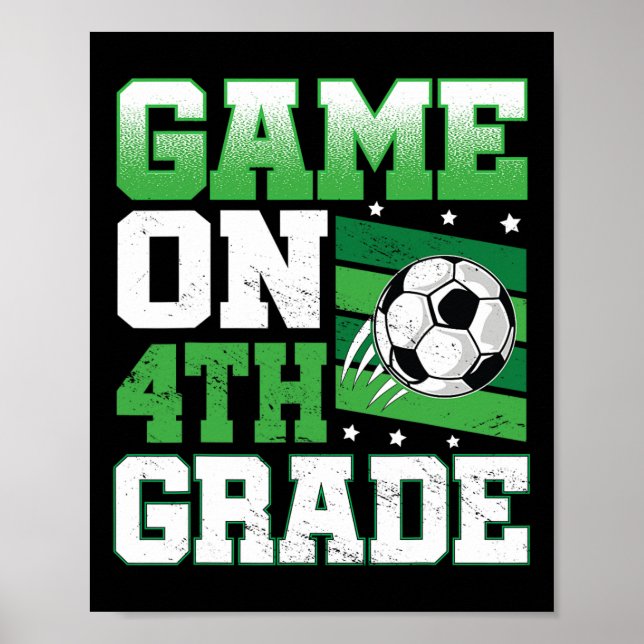 Affiche Match de football en 4e année Ck à l'école Mignon  (Devant)