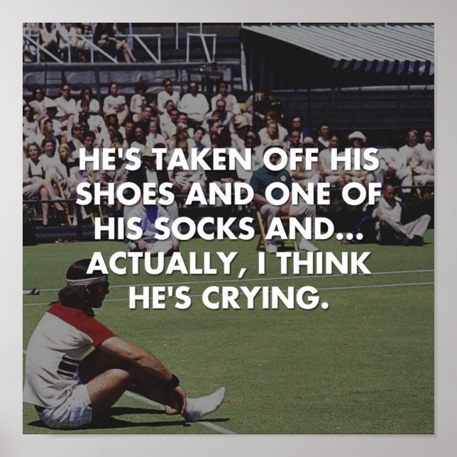 Affiche match de tennis de richie tenenbaum (Devant)