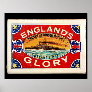 Affiche matchbox en Angleterre