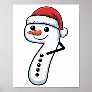 Affiche Matching 67 Couple Bonhomme de Neige Noël Meme - N