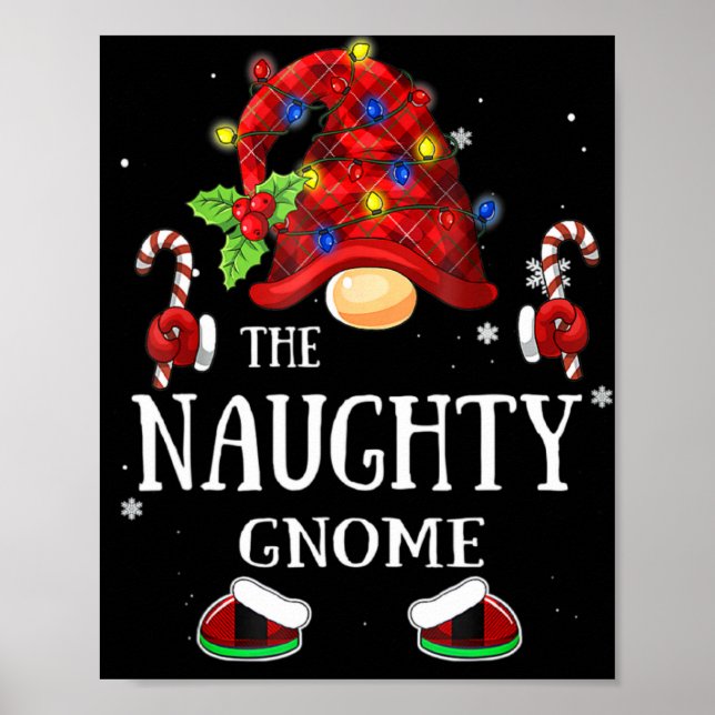 Affiche Matching Family The Naughty Gnome Christmas Group  (Devant)