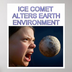 Affiche mate sur l'impact environnemental
