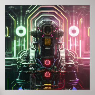 Affiche mate valeur Robot 1