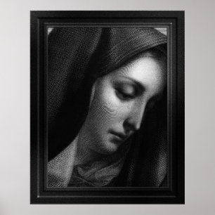 Affiche Mater Dolorosa Engraving par Carlo Dolci