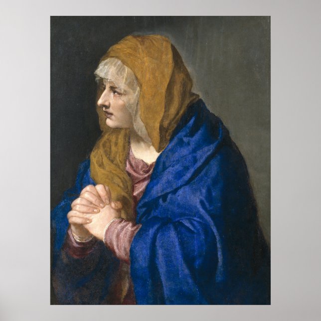 Affiche Mater Dolorosa (Vierge Marie) (Mère des Douleurs) (Devant)