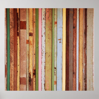 Affiche Matériau en bois : Texture Vintage de papier peint