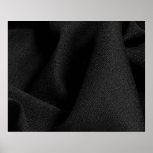 Affiche Matériau en tissu noir (Devant)