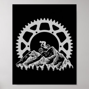 Affiche Matériel de VTT Rétro Vélo Vintage Bicyclette Ri