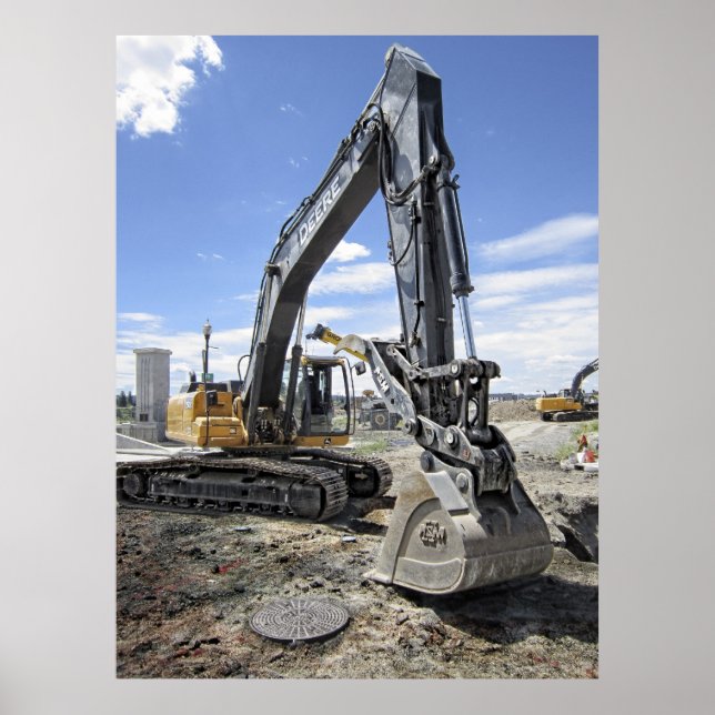 AFFICHE MATÉRIEL LOURD DE L'ARRIÈRE-PLAT (Devant)