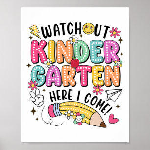 Affiche Maternelle Attention Me Voici Première Journée De