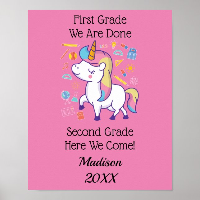Affiche Maternelle Élémentaire Remise des diplômes (Devant)