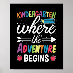 Affiche Maternelle Où Commence L'Aventure