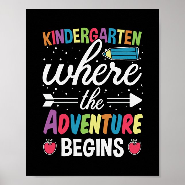 Affiche Maternelle Où Commence L'Aventure (Devant)