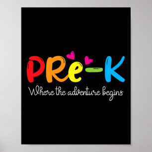 Affiche Maternelle où l'aventure commence