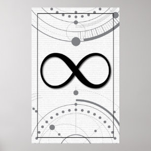 Affiche Math Art - Infinité