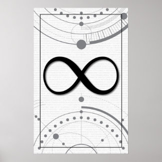 Affiche Math Art - Infinité