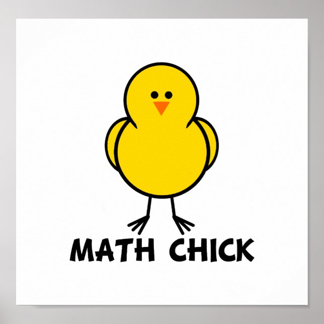 Affiche Math Chick (Devant)