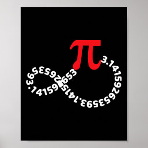 Affiche Math Enseignant Mathématiques Pi Symbole Pi Joyeux