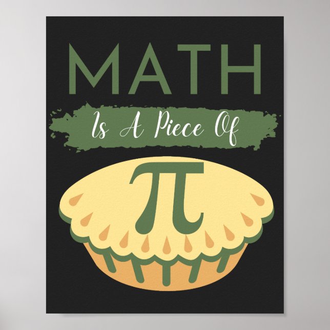Affiche Math Est Un Pièce De Pi Funny Pi Day 2023 (Devant)