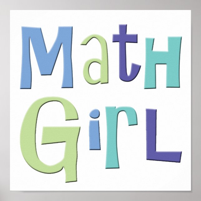 Affiche Math Girl (Devant)