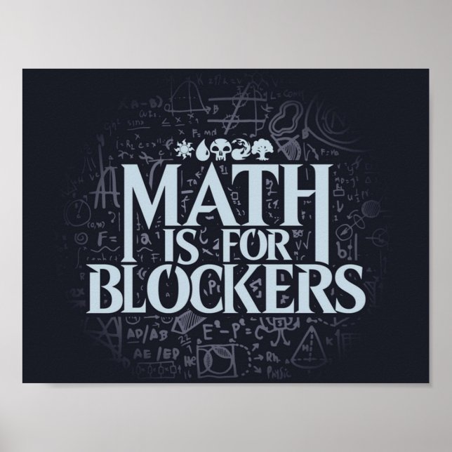 Affiche Math is for Blockers  Artifact Edition (Devant)