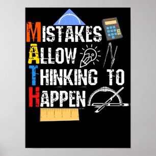 Affiche Math. Mistakes Allow